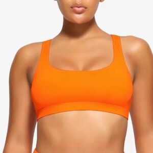 SKIMS Swim Orange Bikini Top size‎ Small